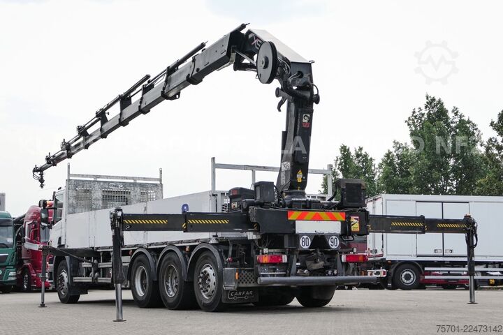 Tovorna dvigalka na tovornjaku SCANIA P 400 Pritsche Kran HIAB 377 E Funk Euro 5
