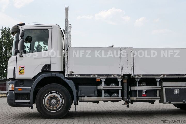 Tovorna dvigalka na tovornjaku SCANIA P 400 Pritsche Kran HIAB 377 E Funk Euro 5
