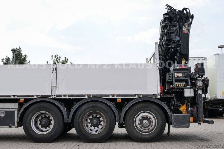 Tovorna dvigalka na tovornjaku SCANIA P 400 Pritsche Kran HIAB 377 E Funk Euro 5
