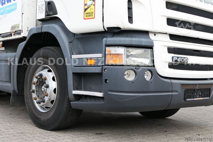 Tovorna dvigalka na tovornjaku SCANIA P 400 Pritsche Kran HIAB 377 E Funk Euro 5