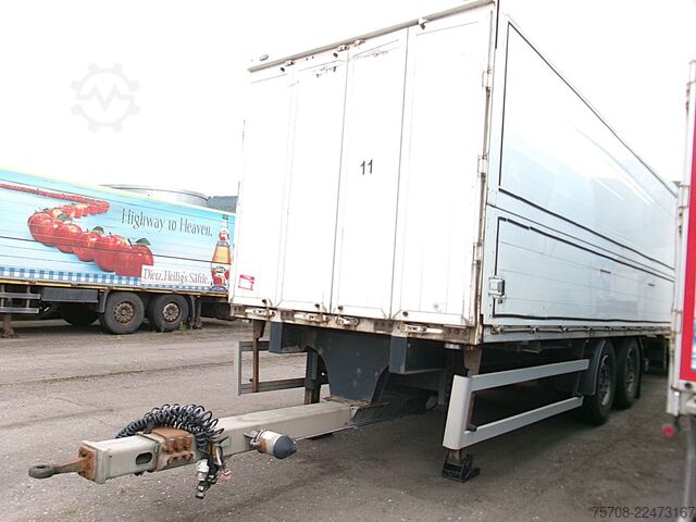 Remolque caja ORTEN Tandem Schwenkwand*7,7 m*LBW*durchladbar*zertif.