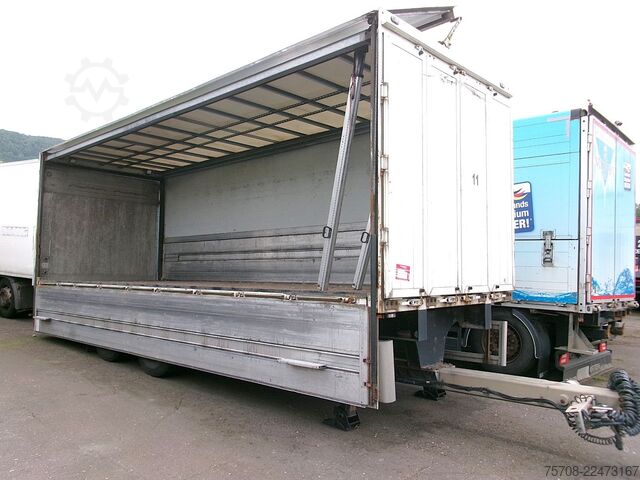Remolque caja ORTEN Tandem Schwenkwand*7,7 m*LBW*durchladbar*zertif.