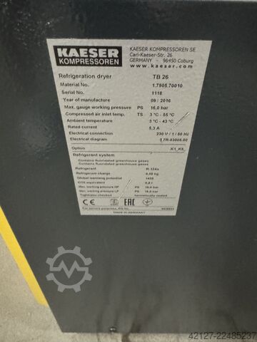 Rashladni sušač komprimovanog vazduha, odličnog stanja Kaeser TB 26