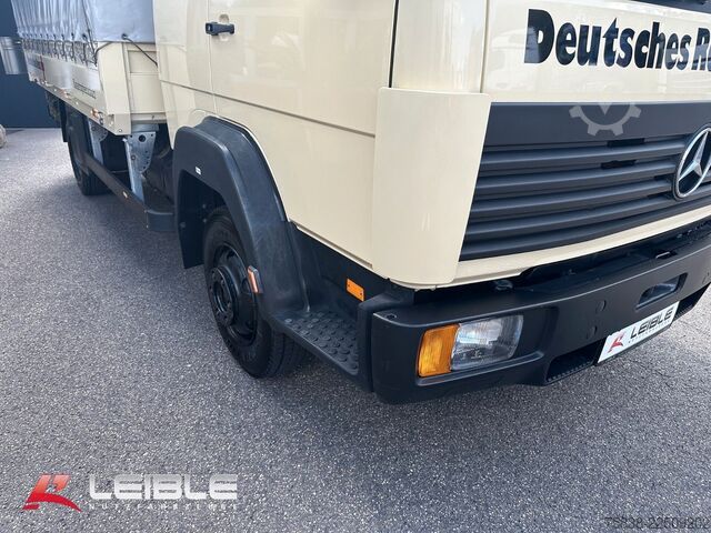 Verhollinen pakettiauto MERCEDES-BENZ 811*Pritsche+Plane*DoKa*11Tkm*AHK*TOP*
