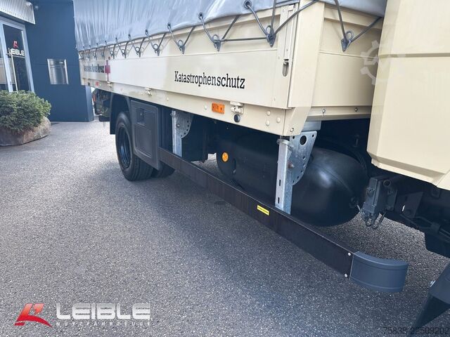 Verhollinen pakettiauto MERCEDES-BENZ 811*Pritsche+Plane*DoKa*11Tkm*AHK*TOP*