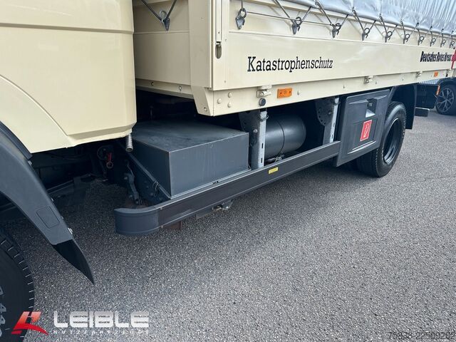 Verhollinen pakettiauto MERCEDES-BENZ 811*Pritsche+Plane*DoKa*11Tkm*AHK*TOP*