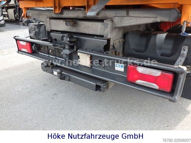 Dreiseitenkipper IVECO 70 C 18 DoKa/Kipper/Palfinger Kran/Greifer/2xAHK