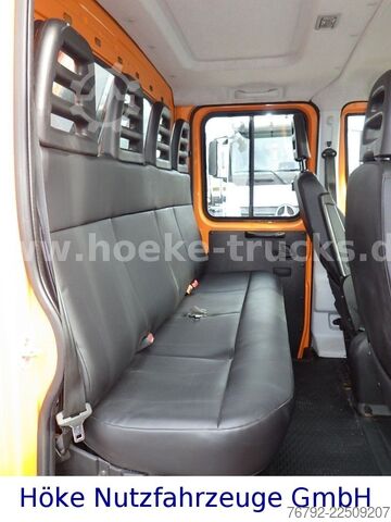 Dreiseitenkipper IVECO 70 C 18 DoKa/Kipper/Palfinger Kran/Greifer/2xAHK