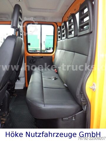 Dreiseitenkipper IVECO 70 C 18 DoKa/Kipper/Palfinger Kran/Greifer/2xAHK
