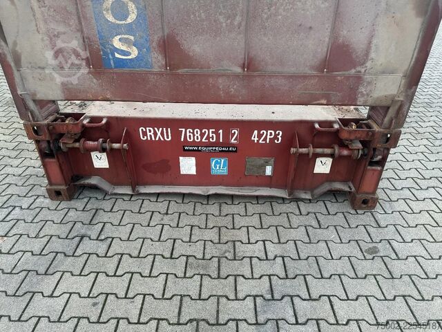 समतल पात्र CIMC 40FT FLATRACK FLUSH FOLDING / CSC: 10/2027 / 5x...