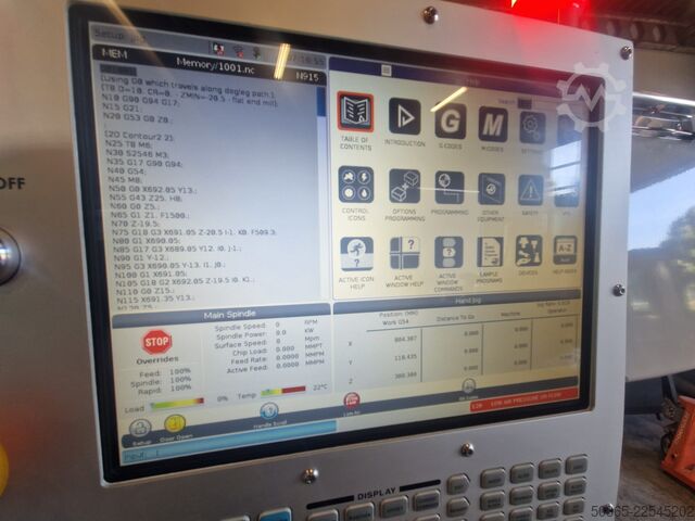 Vertikālais apstrādes centrs Haas TM-2P