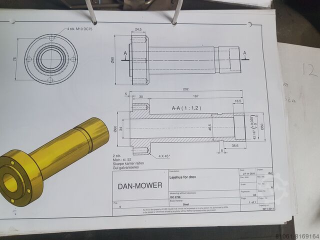 Tool carrier production rights Dan-Mower