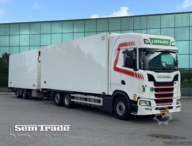 Camión frigorífico SCANIA S500 6X2 RETARDER 50 CC COMBI 2x TAILLIFT TOP CO