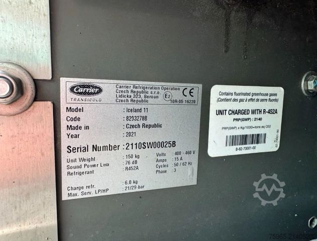 Camión frigorífico SCANIA S500 6X2 RETARDER 50 CC COMBI 2x TAILLIFT TOP CO