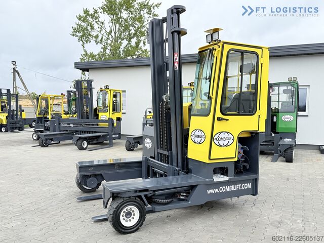 Keturs kryptimis krautuvas Combilift C4000 GAS DUPLEX 4600 FREE-LIFT CABIN