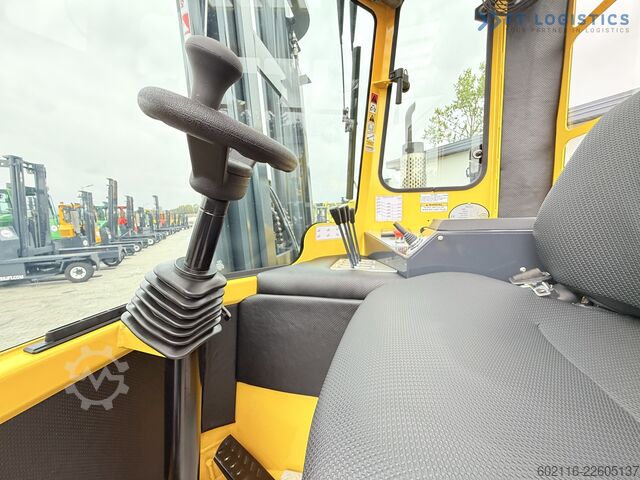 Keturs kryptimis krautuvas Combilift C4000 GAS DUPLEX 4600 FREE-LIFT CABIN