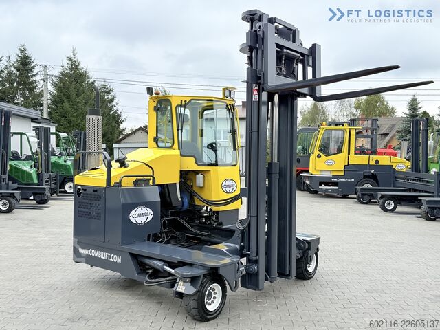 Keturs kryptimis krautuvas Combilift C4000 GAS DUPLEX 4600 FREE-LIFT CABIN