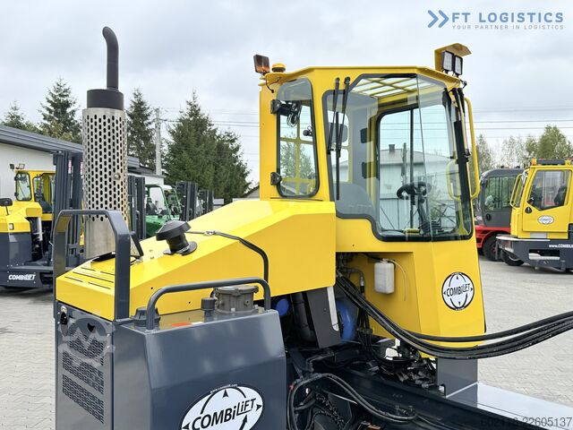 Keturs kryptimis krautuvas Combilift C4000 GAS DUPLEX 4600 FREE-LIFT CABIN