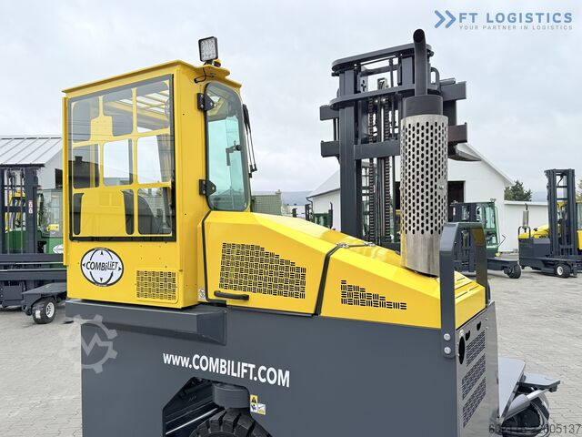 Keturs kryptimis krautuvas Combilift C4000 GAS DUPLEX 4600 FREE-LIFT CABIN