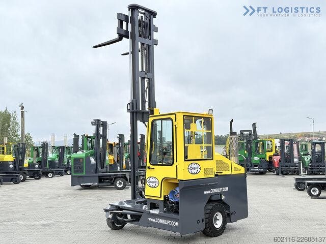 Keturs kryptimis krautuvas Combilift C4000 GAS DUPLEX 4600 FREE-LIFT CABIN