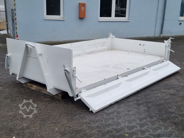 Lastväxlarsläp ungesetzt Abrollcontainer City Seitenwand 3.8m MAN TGL