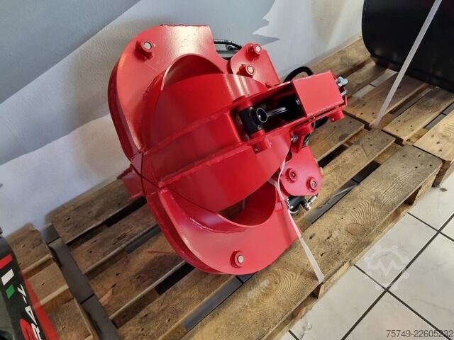  ungesetzt Greifer Holz Schrott Zweischallen m. Rotator