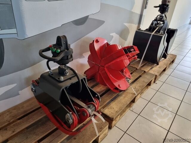  ungesetzt Greifer Holz Schrott Zweischallen m. Rotator