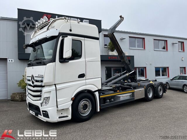 Xe tải ben móc container (roll-off) MERCEDES-BENZ Actros 2552*Big Space*Meiller RS21.65*Lift/Lenk*
