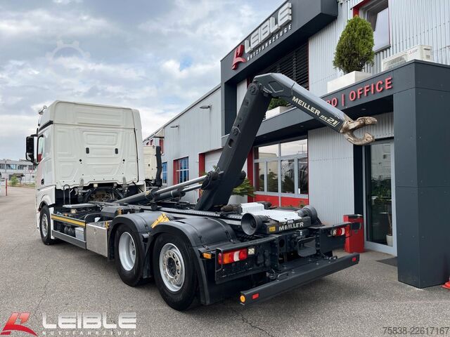 Xe tải ben móc container (roll-off) MERCEDES-BENZ Actros 2552*Big Space*Meiller RS21.65*Lift/Lenk*