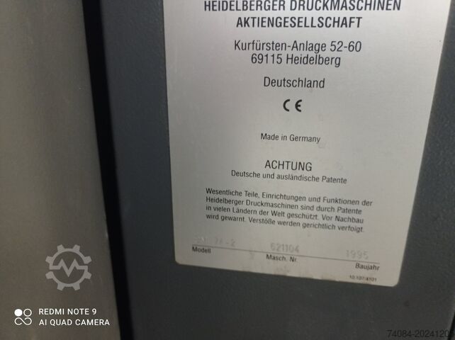 Mesin cetak offset Heidelberg SM 74-2