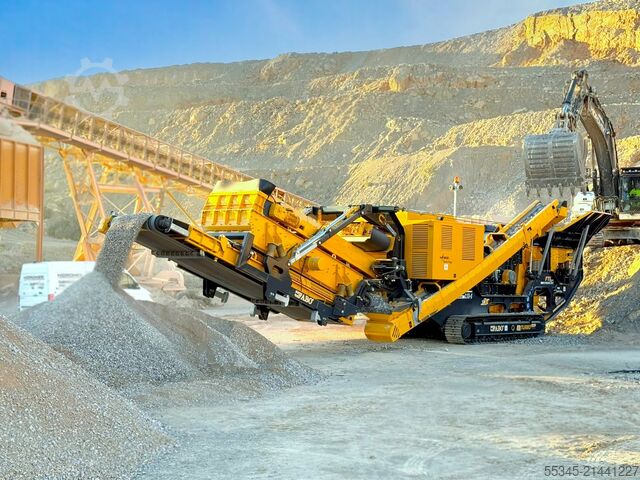مصنع السحق FABO Mobile impact crusher with screen