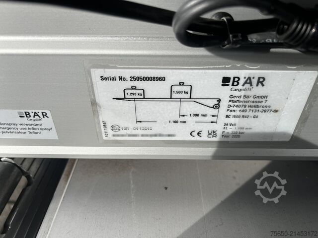 可更换底盘拖车 Möslein BDF  Tandem- BDF- Wechselanhänger mit Ladebordwand