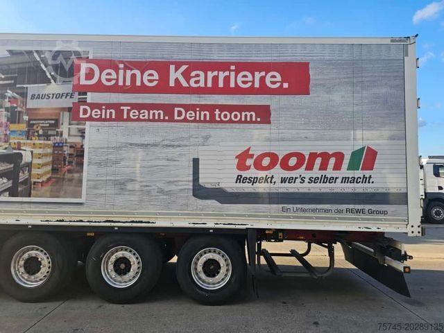 Semi-remorque fourgon SCHMITZ CARGOBULL SCB S3B * LIFT * 2X PALETTENKASTEN *