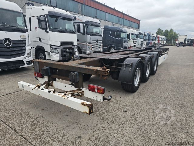 Semiremorcă cu caroserie interschimbabilă KRONE SD * CHASSIE * MULTI * TUNNEL * 20-30-40-45 *TÜV