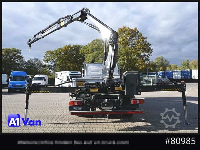 Tipper varebil MERCEDES-BENZ Atego 816 Kipper Kran, Hiab, AHK, Klima