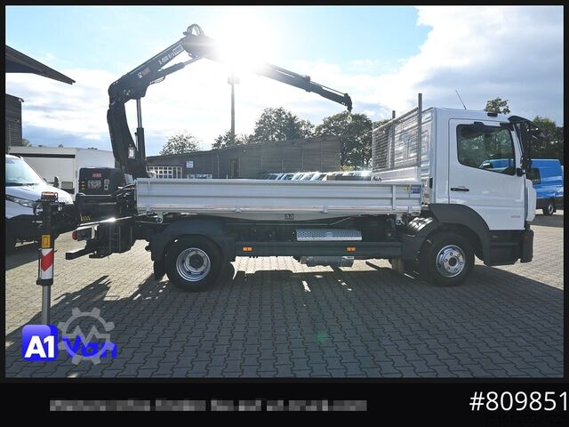 Tipper varebil MERCEDES-BENZ Atego 816 Kipper Kran, Hiab, AHK, Klima