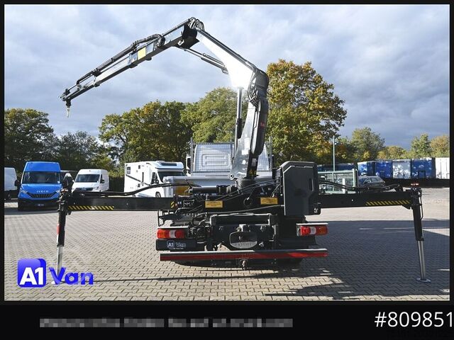 Tipper varebil MERCEDES-BENZ Atego 816 Kipper Kran, Hiab, AHK, Klima