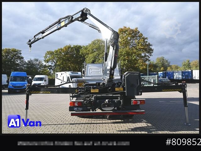 Tipper varebil MERCEDES-BENZ Atego 816 Kipper Kran, Hiab, AHK, Klima