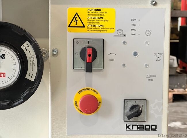 Máquina combinada serra de formato e tupia Knapp KFS 20