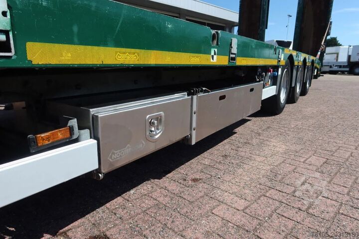 Lav laster Nooteboom Semidieplader + Hydraulisch Rampen