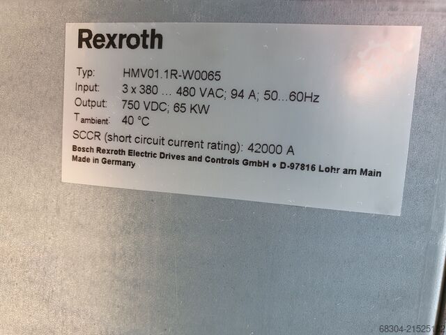 BOSCH / REXROTH - Spennugjafandi BOSCH / REXROTH Typ: HMV01.1R - W0065