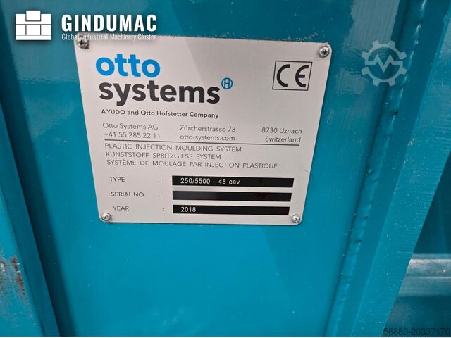 Elektrický vstrekovací stroj Otto Systems eKW 250/5500 PET