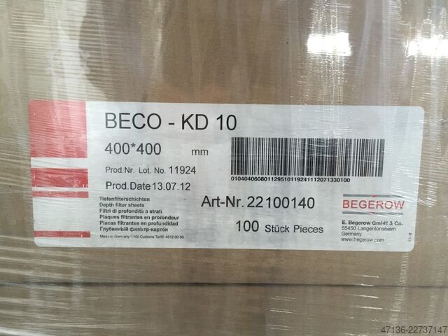 재고 필터 시트 Begerow Eaton Beco