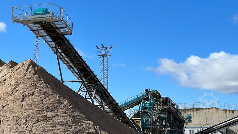 Mașină de spălat nisip / spălător de pietriș Constmach Sand Washing and Screening Stationary Sand Screening Washing Plant