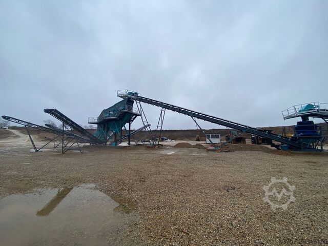 Mașină de spălat nisip / spălător de pietriș Constmach Sand Washing and Screening Stationary Sand Screening Washing Plant