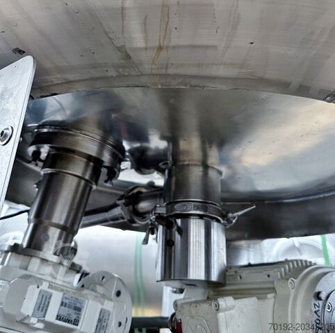 Recipient sub presiune de 900 litri, încălzibil/răcibil, Aisi 316 cu agitator magnetic Diessel 9820