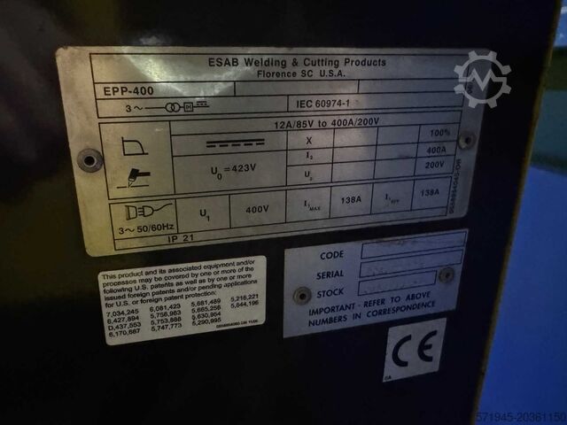 Sistema de corte a chama ESAB SXE-P2-5000