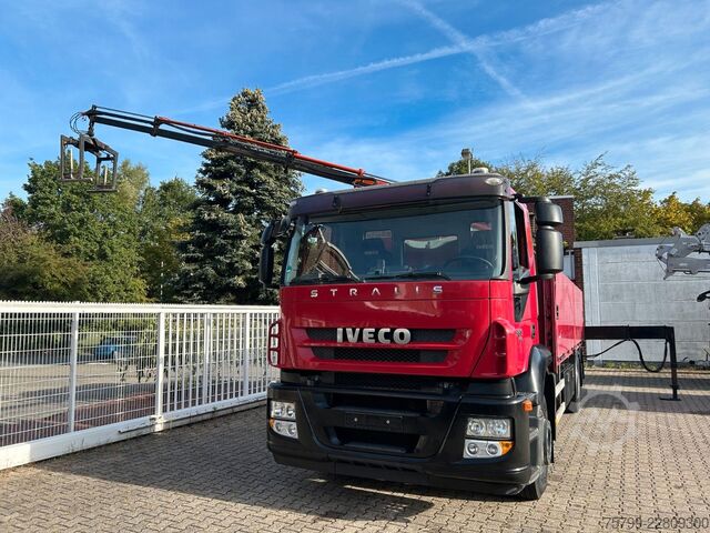 Żuraw samochodowy IVECO Stralis 360 ATLAS 165.2E A4 Klappbar 4x Hydrl.