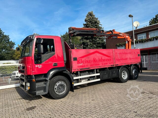 Żuraw samochodowy IVECO Stralis 360 ATLAS 165.2E A4 Klappbar 4x Hydrl.