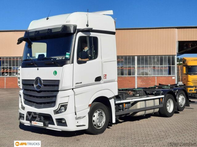 교환식 적재함 트럭 MERCEDES-BENZ 2545 L ACTROS L BigSpace Öl-Retarder 2 x 630 L